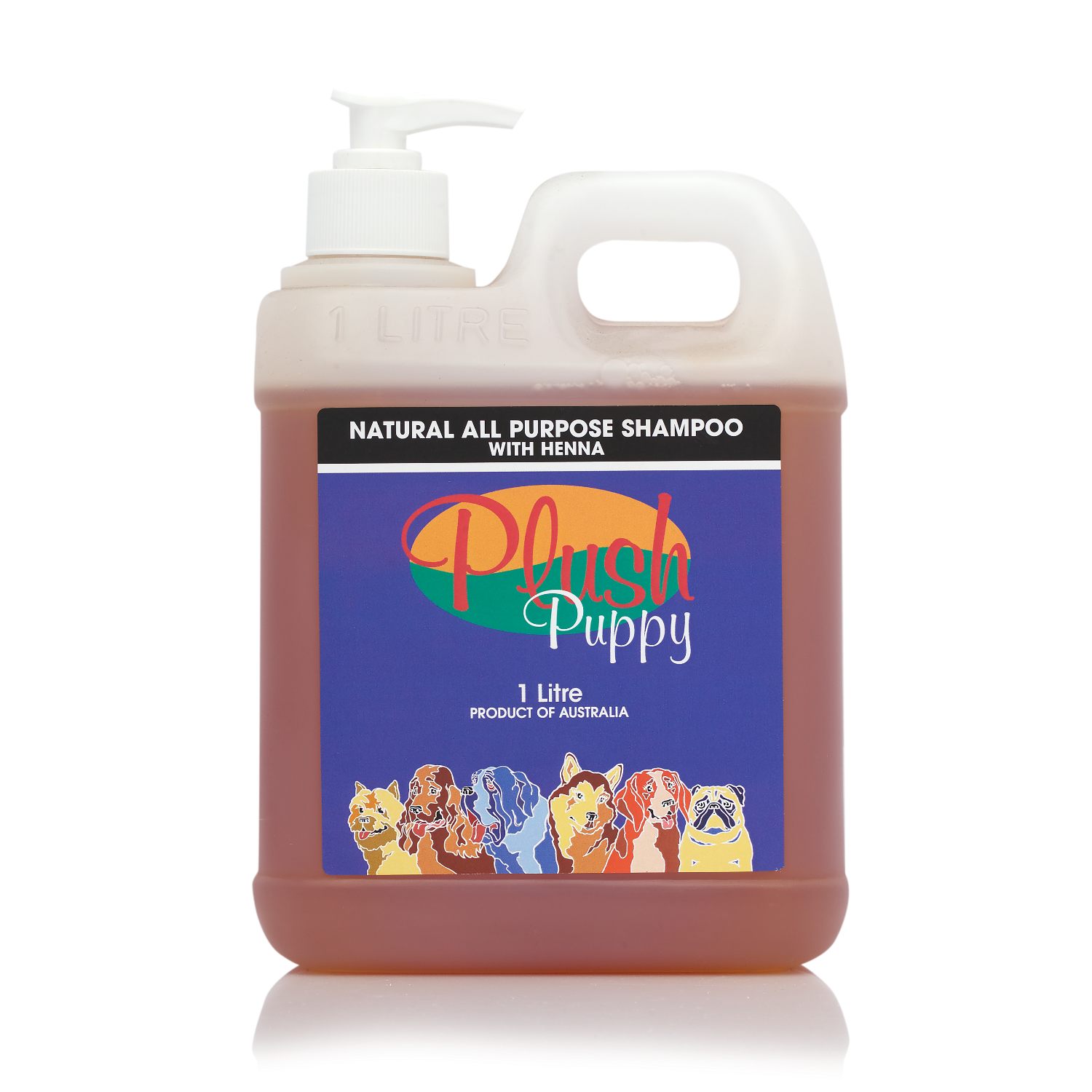 Natural all purpose shampoo with henna