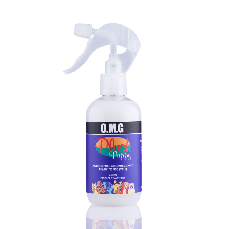 OMG Plush Puppy Grooming Spray
